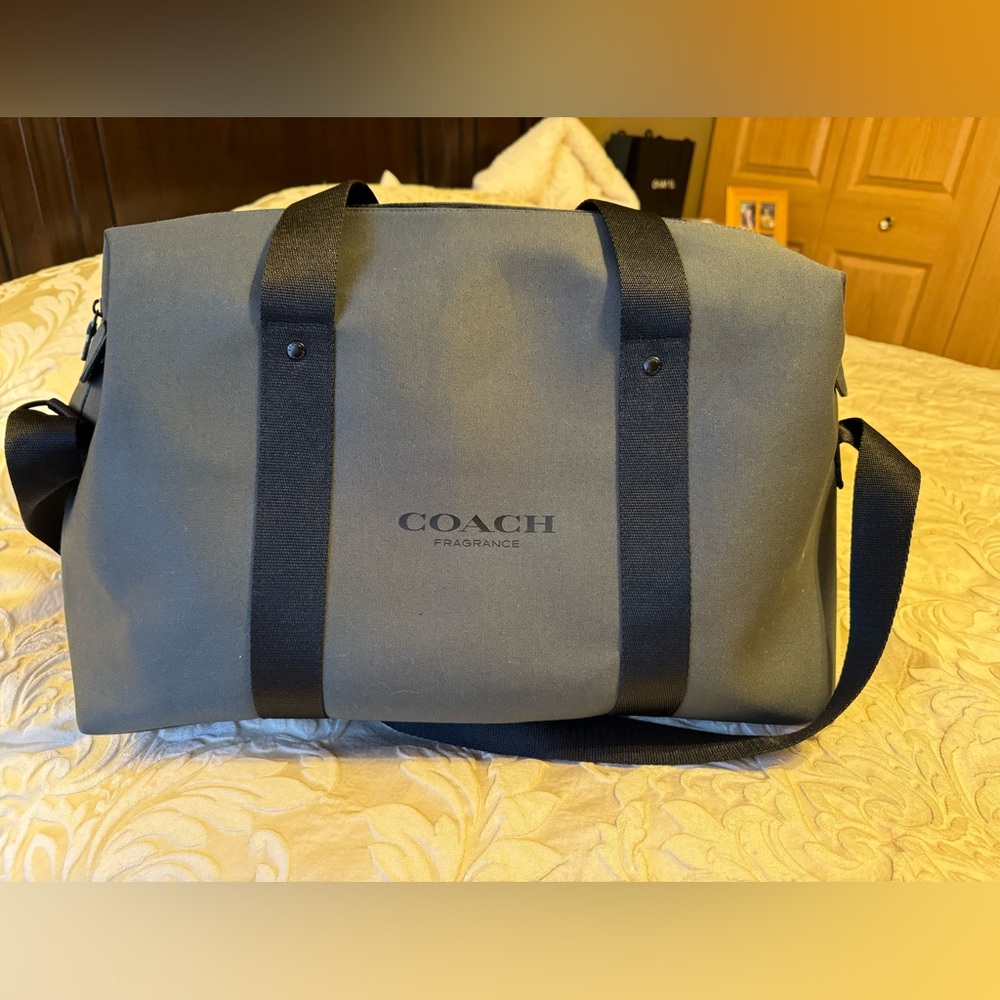 New Coach Fragrances dark greenWeekender Duffel Gym Carry-on Bag.